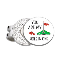 Load image into Gallery viewer, VANLOVEMAC Golf Ball Markers Gift for Men Husband Boyfriend Valentine's Day for Golf Lovers Him from Wife Girlfriend Couple Birthday Wedding Fathers Day Present Golf Accessory Magnetic Hat Clip
