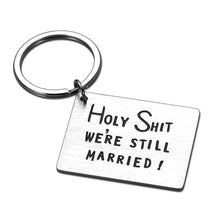 Load image into Gallery viewer, Funny Anniversary Gifts Valentines Day Keychain for Husband Him Men Wife I Love You Couple Birthday Wedding Father’s Day Romantic Hubby Wifey 10th 11th 20th 30th 40th 50th Christmas from Girlfriend
