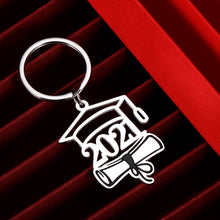 Load image into Gallery viewer, 2021 Graduation Gift Funny Keychain for Women Men Master Nurse Medical Graduates College Seniors High School Students Graduation Grad Gifts for Her Him Teens Kid Friend Daughter Son from Mom Dad
