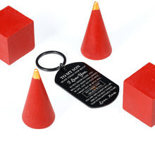 Load image into Gallery viewer, Son Gifts from Mom To My Son Keychain for Boys Stepson Teen Men from Mother Stepmom Inspirational Gifts for Adult Children Son Him Christmas Birthday Valentines Graduation Father Day Wedding Present
