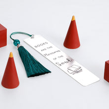Load image into Gallery viewer, Inspirational Bookmark with Tassel Reading Gift for Women Men Boy Girl Best Friend Student Teacher Book Lover Reader Office Birthday Christmas 2021 Graduation Gifts Metal Book Marker for Daughter Son
