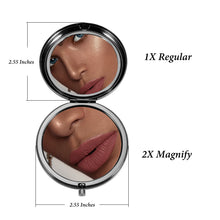 Load image into Gallery viewer, Christmas Stocking Stuffer Women Birthday Gifts Makeup Compact Mirror Gifts for Female Girls Sisters Daughter Mom Friends BFF Wife Her Inspirational Pocket Mirror Gift for Valentine's Day Graduation
