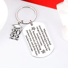 Load image into Gallery viewer, 2022 Graduation Gifts Keychain for Her Him Class of 2022 High School College Students Grads Inspirational Gift for Senior Nurse Boys Girls Master Son Daughter Women Men Keyring Jewelry Birthday

