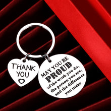 Load image into Gallery viewer, Coworker Appreciation Gift Keychain Thank You Gifts for Colleague Boss PM Manager Employee Motivation Present Goodbye Farewell Going Away Retirement Thanksgiving Christmas Gifts for Coach Teacher
