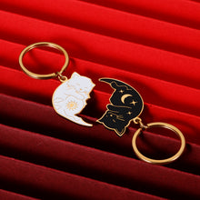 Load image into Gallery viewer, Couples Gifts Cute Keychain for Boyfriend Girlfriend Best Friend Christmas Valentines Day Matching Couple Stuff for Wife Husband Him Her Cat Lover Fiancée Anniversary Birthday Wedding Present Keyring
