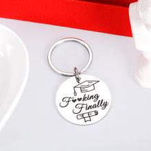 Load image into Gallery viewer, Funny Gifts Keychain for 2022 Graduation Women Men Her Him High School College Class of 2022 Seniors Gift for Boys Girls Teen Grads Masters Nursing from Best Friend Mom Dad Christmas Gift Jewelry
