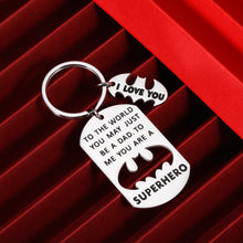 Load image into Gallery viewer, Fathers Day Dad Gifts Keychain from Daughter Son Wife Daddy Gift for Stepdad New Dad Husband Father of Bride Gift from Kids Stepdaughter Stepson Child Grandpa Christmas Birthday Valentine Men Him
