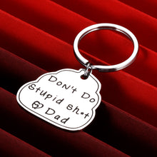Load image into Gallery viewer, Funny Birthday Christmas Graduation Gift Keychain for Son Daughter from Mom Dad
