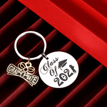Load image into Gallery viewer, Graduation Gifts Class of 2021 Keychain for College High School Junior Senior Students Nurse Law Graduate Friend Men Women Inspirational Key-Chain Graduation Keepsake Present for Her Him Daughter Son
