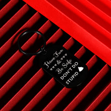 Load image into Gallery viewer, Funny Gifts for Son Daughter Keychains Teen New Driver Gift for Men Women Girls Boy Boyfriend from Mom Dad for Teenagers College Students Christmas Birthday Valentine Day Graduation Gift
