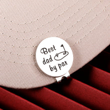 Load image into Gallery viewer, VANLOVEMAC from Daughter Wife Son Golf Ball Markers Dad Gift for Stepdad New Daddy Dad in Law Men Grandpa Husband Funny Gift for Golfer Valentine's Day Birthday with Hat Clip
