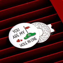 Load image into Gallery viewer, VANLOVEMAC Golf Ball Markers Gift for Men Husband Boyfriend Valentine's Day for Golf Lovers Him from Wife Girlfriend Couple Birthday Wedding Fathers Day Present Golf Accessory Magnetic Hat Clip
