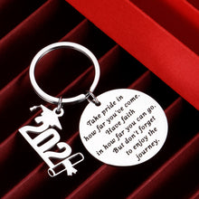 Load image into Gallery viewer, Class of 2021 Keychain Graduation Gifts for Senior College Master High School Graduate Women Men Him Her Nurse Medical Student Grads Teacher Inspirational Gift Key Chain for Boys Girls Daughter Son
