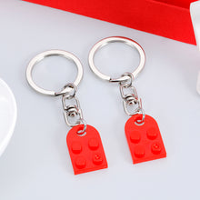 Load image into Gallery viewer, Couples Matching Stuff Gifts for Boyfriend Girlfriend Best Friend Christmas Valentines Day Gifts for Him Her Wife Husband Fiance Fiancée Anniversary Birthday Wedding Present Red Heart Brick Keychain
