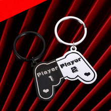 Load image into Gallery viewer, Funny Gifts Keychains Set for Boyfriend Husband Him Fiance Couples Valentine's Day Birthday I Love You Gift for Men Friends BFF from Girlfriend Wife Her Anniversary Wedding Player 1 2 PCS PC Gamer
