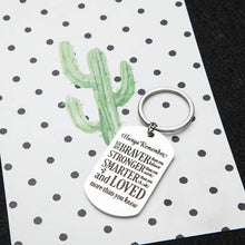 Load image into Gallery viewer, Inspirational Keychain Gift for Women Men BFF Daughter Son Graduation Birthday
