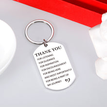 Load image into Gallery viewer, Thank You Gift for Coworkers Boss Teacher Going Away Appreciation Gift for Leader Supervisor PM Colleagues Office Christmas Gift Keychain Retirement Birthday Leaving Farewell Gifts for Male Female
