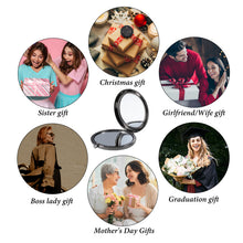 Load image into Gallery viewer, Christmas Stocking Stuffer Women Birthday Gifts Makeup Compact Mirror Gifts for Female Girls Sisters Daughter Mom Friends BFF Wife Her Inspirational Pocket Mirror Gift for Valentine's Day Graduation
