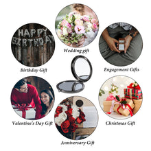 Load image into Gallery viewer, Valentine's Day Gifts for Girlfriend Wife from Boyfriend Husband Anniversary Birthday Gifts for Wife Compact Pocket Mirror for Wedding Bride Her Women Fiancée Female Cute Engagement I Love You Gifts
