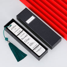 Load image into Gallery viewer, 2021 Graduation Inspirational Gift Bookmark with Tassel for Women Men Book Lovers Christmas Birthday Class of 2021 Gifts for Her Him Friend Daughter Son for College High School Student Teacher
