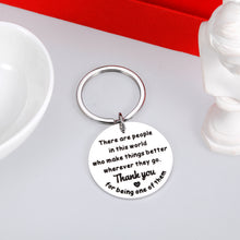 Load image into Gallery viewer, Boss Day Gifts for Women Men Thank You Gifts for Coworkers Employee Boss Teachers Appreciation Gifts Retirement Farewell Going Away Gift Idea for PM Mentor Leaving Office Christmas Birthday Keychain
