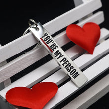 Load image into Gallery viewer, Best Friends Gifts Keychain Pendant - You Are My Person Key Ring Charm, Best Gift for Friends,Wife Husband,GF, BFF and Loved Ones (Gift Package)

