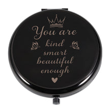 Load image into Gallery viewer, Inspirational Gifts for Daughters Compact Mirror Gifts for Women Birthday Gifts for Sisters Stepdaughter Goddaughter Best Friends Female Girls Her Pocket Makeup Mirror for Valentine's Day Graduation
