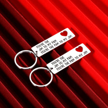 Load image into Gallery viewer, Valentines Day Gifts for Him The Office Gifts Keychain for Boyfriend Girlfriend Couples Cute Gifts Wife Husband Funny Gifts for Birthday Anniversary You are The Pam to My Jim TV Show Inspired Gifts Brand: VANLOVEMAC
