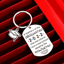 Load image into Gallery viewer, 2022 Graduation Gifts for Her Him Class of 2022 Inspirational Keychain for Boys Girls College High School Student Grads Senior Son Daughter Nurse Master Gift for Women Men Best Friend Teen Christmas Birthday
