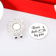 Load image into Gallery viewer, VANLOVEMAC from Daughter Wife Son Golf Ball Markers Dad Gift for Stepdad New Daddy Dad in Law Men Grandpa Husband Funny Gift for Golfer Valentine's Day Birthday with Hat Clip

