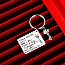 Load image into Gallery viewer, Thank You Gifts Keychain Employee Coworker Gift for Women Men Boss Ladies Team Employee Appreciation Retirement Going Away Farewell Leaving Office Stuff Bosses Day Birthday Christmas Goodbye Gift

