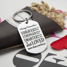 Load image into Gallery viewer, Inspirational Keychain Gift for Women Men BFF Daughter Son Graduation Birthday
