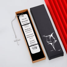 Load image into Gallery viewer, Christian Gifts Bookmark for Women Bible Verse Inspirational Religious Bookmark for Daughter Girls Book Lovers Christmas Stocking Stuffers Birthday Gift for Friends Sister Goddaughter Baptism Church
