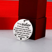 Load image into Gallery viewer, Christmas Stocking Stuffer Sister Birthday Gifts from Sister Brother,Gifts for Big Little Sister Best Friends Girls BFF Bestie Women Wedding Gift for Bride Bridesmaid Sweet 16 Teens Valentines Gift
