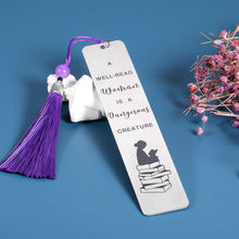 Load image into Gallery viewer, Inspirational Gifts Graduation Bookmark with Tassel for Women Mom Wife Sister Girlfriend Daughter Feminism Book Lover Reader Teacher Student Metal Bookmarks for Office Book Club Birthday Anniversary
