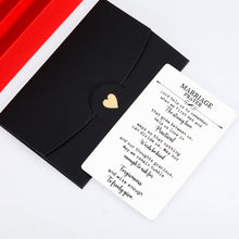 Load image into Gallery viewer, Marriage Prayer Wedding Gifts Card for Husband Couples Anniversary Engagement Christian Unique Gift for Wife Bride Groom Men Him Her Newlywed Couple from Parent Valentines Christmas Easter Present
