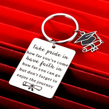 Load image into Gallery viewer, Graduation Gifts for Her Him Class of 2022 Inspirational Keychain for Boys Girls College High School Grads Senior 2022 Nurse Student Master Gift for Son Daughter Women Men Best Friend Teen Birthday
