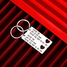 Load image into Gallery viewer, Valentines Day Gifts for Him The Office Gifts Keychain for Boyfriend Girlfriend Couples Cute Gifts Wife Husband Funny Gifts for Birthday Anniversary You are The Pam to My Jim TV Show Inspired Gifts Brand: VANLOVEMAC

