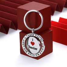 Load image into Gallery viewer, Funny Teacher Week Gifts Thank You Teacher Keychain Appreciation Gift for Women Men Best Teachers Graduation Keyring for Preschool Teachers Birthday Gift Nana Christmas Valentines Day Gifts
