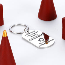 Load image into Gallery viewer, Funny Inspirational Keychain Thank You Christmas Gifts for Friend BFF Coworker Women Men Birthday Graduation Gift for Daughter Son from Dad Mom Teacher Student Her Him Teen Girls Boys Friendship
