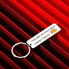 Load image into Gallery viewer, Funny Gift Keychain for Boyfriend Husband Him Naughty Cute Gift for Men Hubby Couple Fiancé Groom from Girlfriend Wife for Anniversary Valentines Day Birthday Wedding Christmas Engagement Taco Keyring

