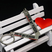 Load image into Gallery viewer, Best Friend Gifts KeychainYou Are My Person Gift for Couple Boyfriend Girlfriend
