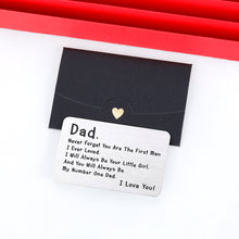 Load image into Gallery viewer, I Love You to Father Gift from Daughter for Dad Husband Christmas Birthday Father's Day Wedding Wallet Insert Card for Stepdad Dad To Be Father Of The Bride Stocking Stuffers Present from Kids
