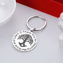 Load image into Gallery viewer, Teacher Keychain Appreciation Funny Teacher Week Gifts for Women Men Thank You Gift Best Teachers Graduation Keyring for Preschool Teachers Birthday Gift Nana Christmas Valentines Day Gifts
