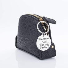 Load image into Gallery viewer, Boyfriend Girlfriend Birthday Gift for Him Her Funny Couple Keychain for Wife Husband Wedding Women Men Boys Girls i Love You Most The End i Win Anniversary Valentine Day
