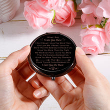 Load image into Gallery viewer, Valentine's Day Gifts for Girlfriend Wife from Boyfriend Husband Anniversary Birthday Gifts for Wife Compact Pocket Mirror for Wedding Bride Her Women Fiancée Female Cute Engagement I Love You Gifts
