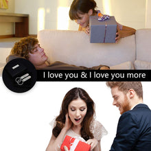 Load image into Gallery viewer, Couple Keychains Set I Love You More Christmas Gifs for Him And Her Anniversary Wedding Gif for Girlfriend Boyfriend Husband Wife Best Friend Gifs Long Distance Relationship Valentine (2pcs)
