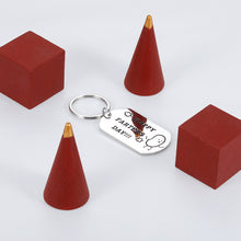 Load image into Gallery viewer, Funny Father’s Day Gifts Dad Keychain from Daughter Son Kids Birthday Valentine Wedding Gift for Daddy Stepdad First Time Father Gift to Husband from Wife Girlfriend -Happy Farters Day
