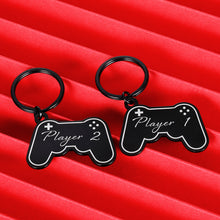Load image into Gallery viewer, Funny Gifts Keychains Set for Boyfriend Husband Him Fiance Couples Valentine's Day Birthday I Love You Gift for Men Friends BFF from Girlfriend Wife Her Anniversary Wedding Player 1 2 PCS PC Gamer
