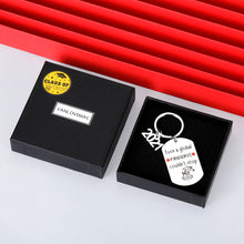 Load image into Gallery viewer, Funny 2021 Graduation Keychain Inspirational Gifts for Her Him Daughter Son BFF Graduate College Middle High School Master Students Class of 2021 Senior Grad Gift for Boys Girls Women Men Best Friend
